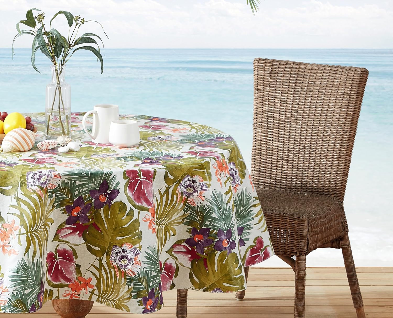 kona-tropical-floral-70-inch-round-flannel-backed-tablecloth