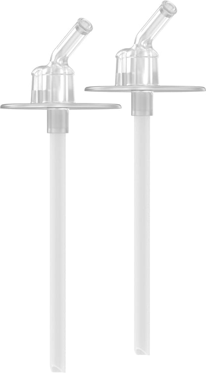 Replacement Straws for 12 Ounce Funtainer Bottle, Clear, 2 Count2