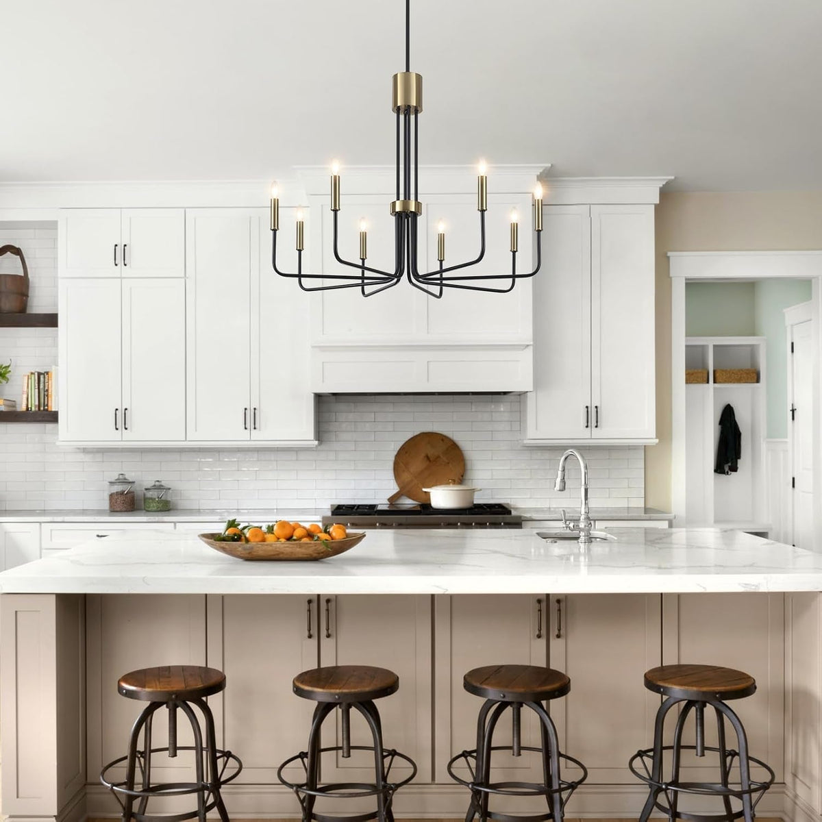 black-and-gold-chandelier-8-light-modern-chandeliers-ceiling-lights