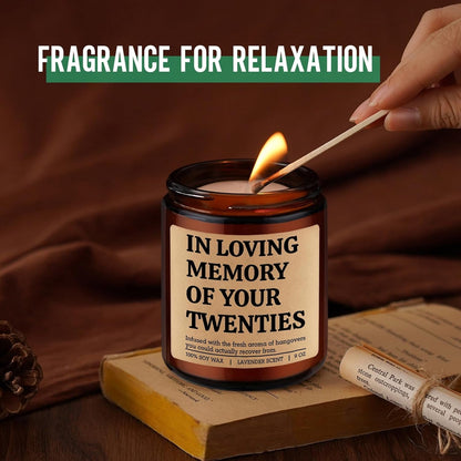 Candle, 30Th Birthday Gifts for Women, Men, Her, Him, 30 Year Old Bday5