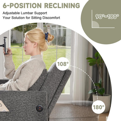 Loveseat Sleeper Sofa Convertible Sofa Bed, Pull Out Couch, Dark Grey5