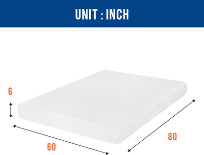 | 6 Inch Queen Mattress | Medium Firm | Gel Memory Foam | White2