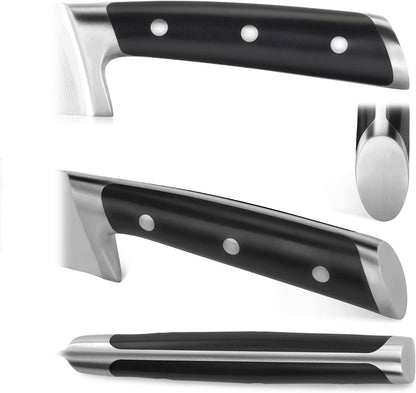 S/S1 Series German Steel Forged Chinese Cleaver Set (Black)2