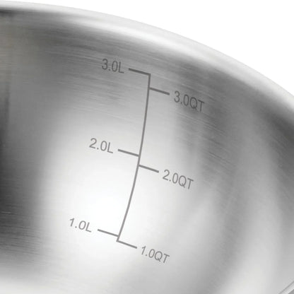 Utsava 4-Quart Tri-Ply Clad Stainless Steel Kadai with Lid | Large Kadhai Pot for Indian Cooking7