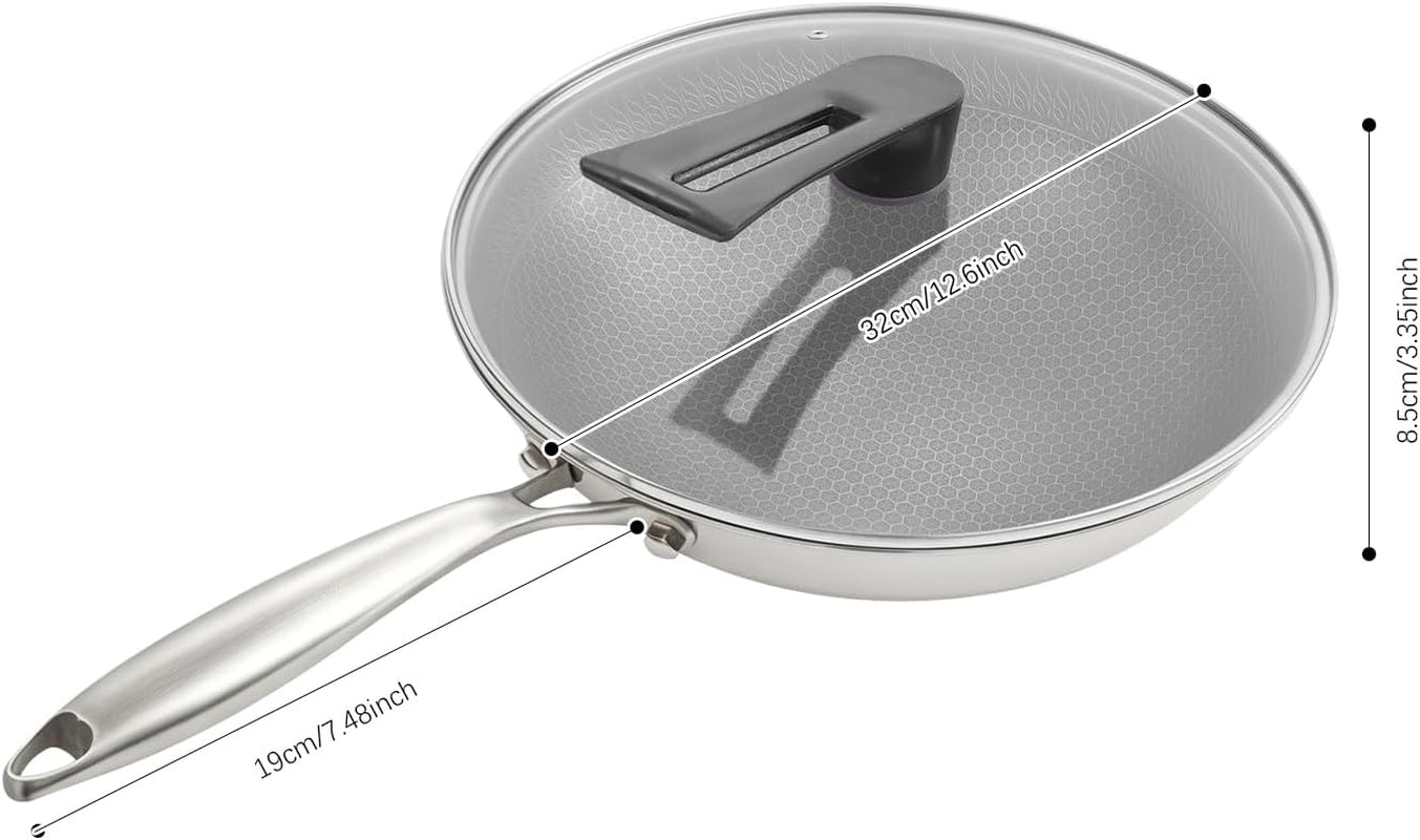 stainless-steel-honeycomb-wok-pan-flat-bottom-stir-fry-pan-for-induction-gas