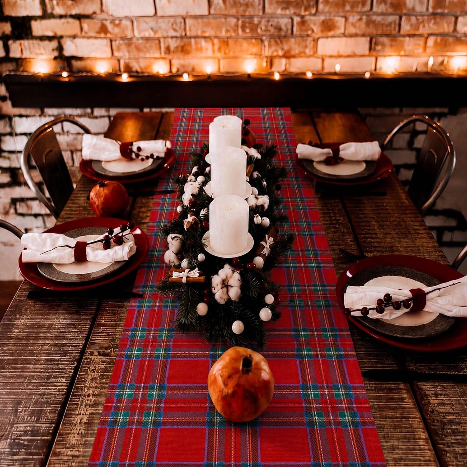 6-pcs-red-christmas-tartan-plaid-table-runner-13-x-72