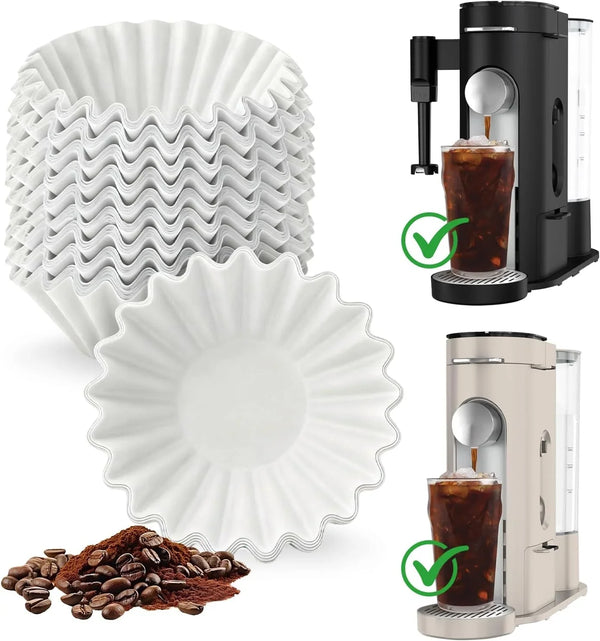 Coffee Filters for Ninja PB051/041 Coffee Maker, 200Ct, 1-2 Cup | Universal Fit for 1-2 Cup Coffee Maker, Canadian Wood Pulp and Fluoride-Free, Eco-Friendly and Biodegradable1