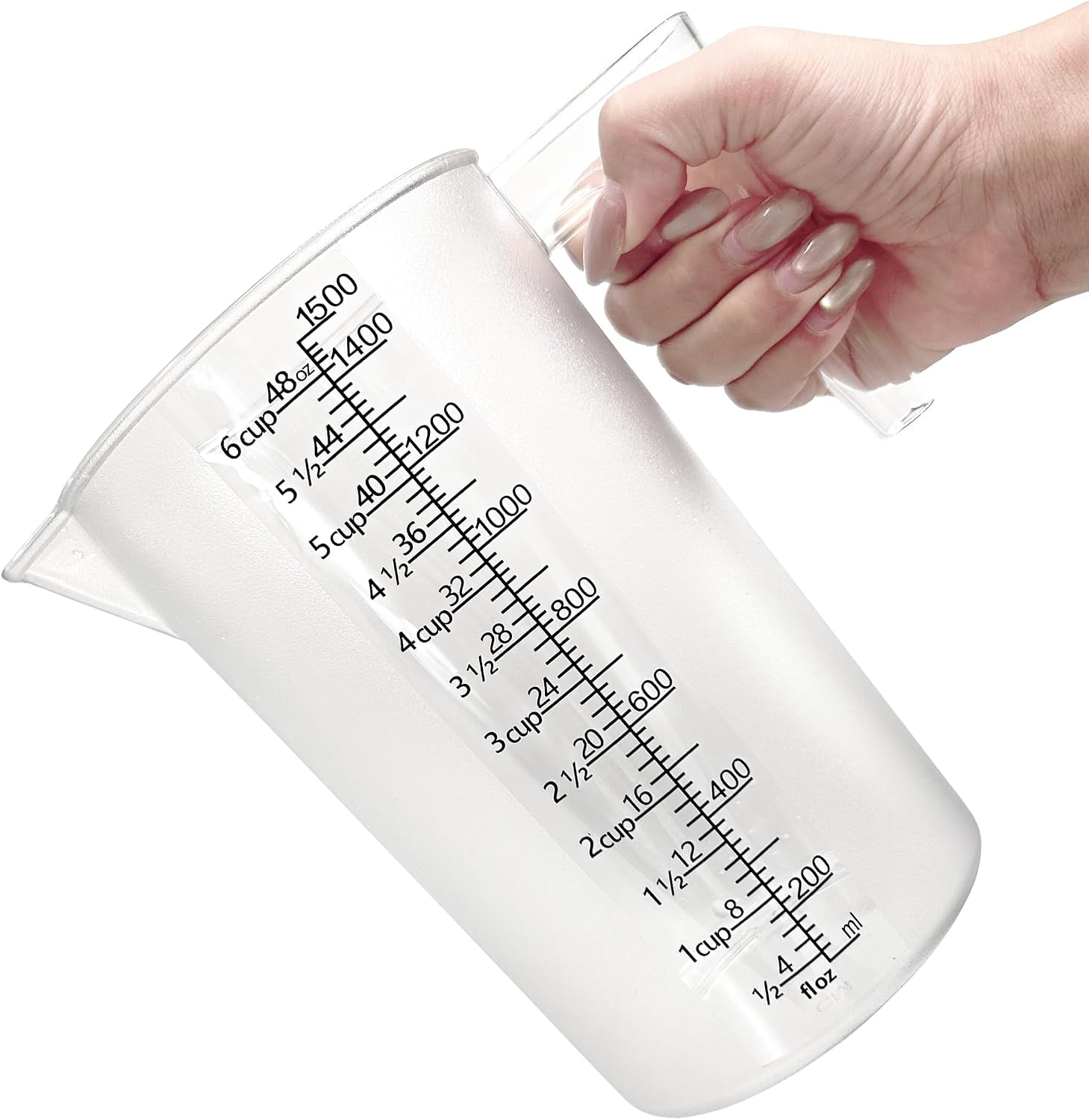 liquid-measuring-cup-with-handle-48-oz-6-cup-1500-ml-plastic-measuring-pitcher-permanent-laser-etched-markings-large-measuring-cup-for-kitchen-baking-cooking-garden-mixing