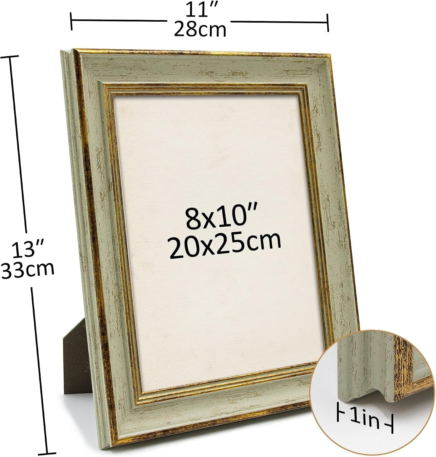 vintage-8x10-picture-frame-gold-line-sage-green-photo-frames