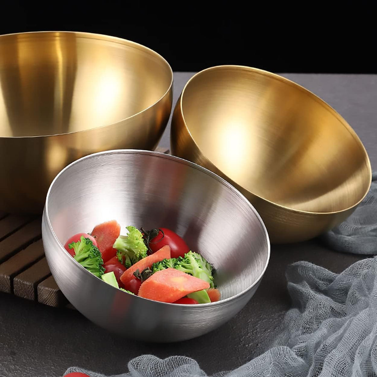 stainless-steel-salad-and-mixing-bowls-set-of-2-nesting-snacks-serving-for-cooking-baking-prepping-small-large-5-9-7-9-inch-gold