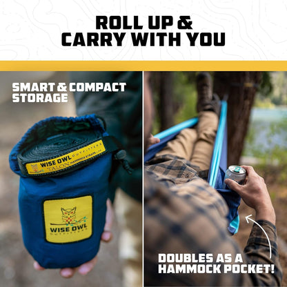 Camping Hammock – up to 500Lbs Portable Hammock with Tree Straps - Travel, Backpacking, Hiking, Outdoors Camping Gear - Single or Double6