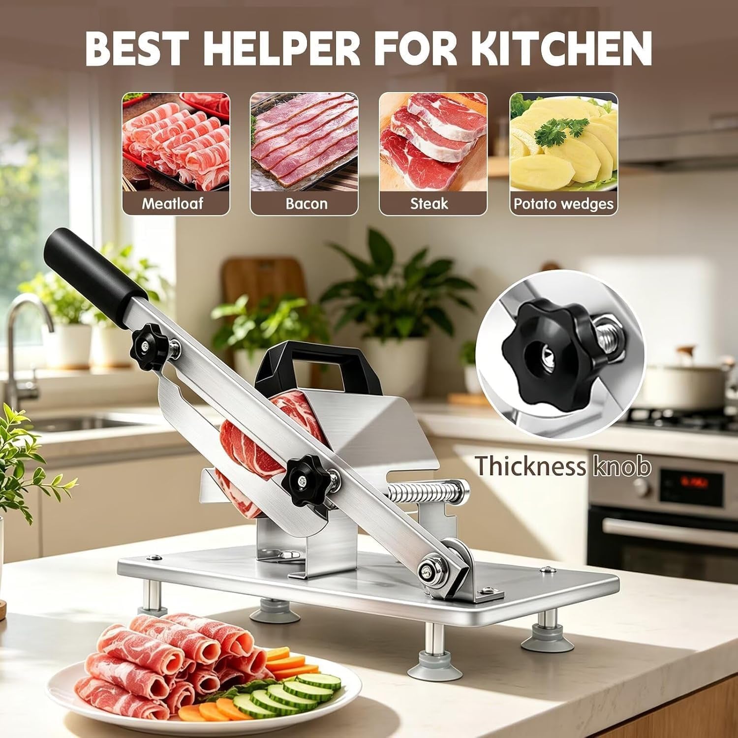 manual-meat-slicer-frozen-meat-cutter-upgraded-stainless-steel-meat-cleavers-beef-mutton-roll-slicing-machine-vegetable-meat-slicer-for-home-cooking-hotpot-shabu-cnh2silver-16-7x6-7