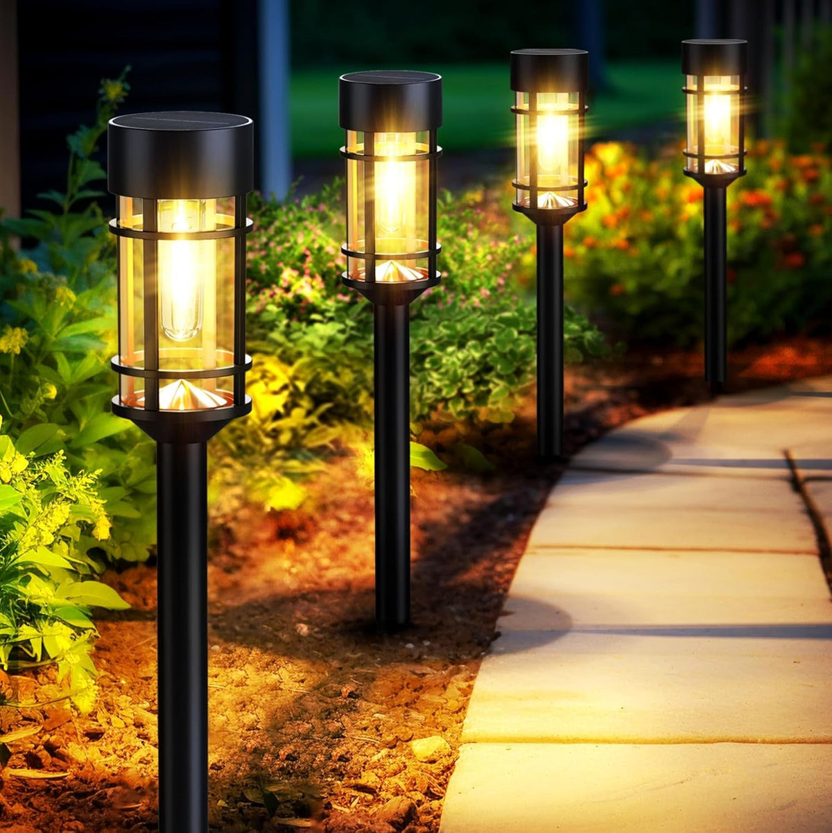 solar-pathway-lights-8-pack-led-solar-lights-outdoor-waterproof-glass-metal-garden-lighting-for-yard-path-landscape-lawn-walkway-driveway-3000k