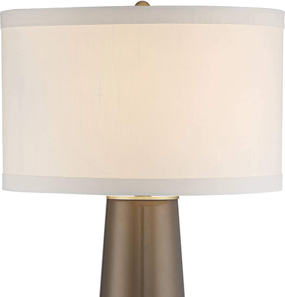 Possini Euro Design Karen 36" Large Table Lamps Set of 2 Dark Gold Glass7