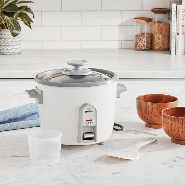 Zojirushi 3 Cup Rice Cooker/Steamer ( White)5