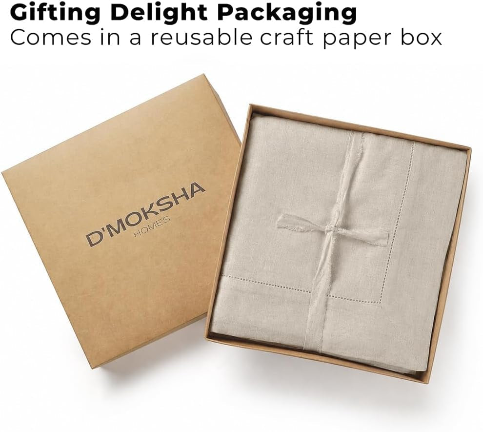 signature-linen™-by-dmoksha-light-natural-tablecloth-rectangle-tablecloth-60-x-90-inch-100-pure-linen-hemstitch-machine-washable-table-cloth-for-dining-fall-weddings-outdoor-hosting