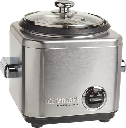 CRC-400P1 4 Cup Rice Cooker, Stainless Steel Exterior1