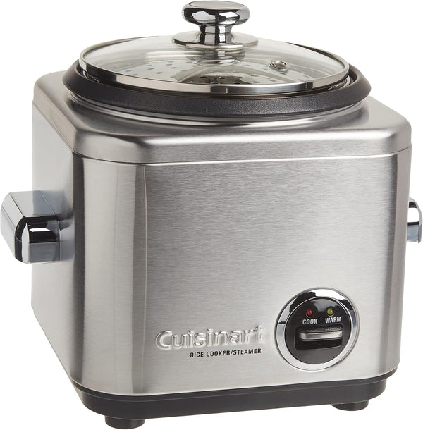 CRC-400P1 4 Cup Rice Cooker, Stainless Steel Exterior1