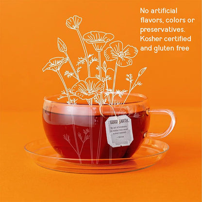 Good Earth Herbal Tea, Sweet & Spicy, Caffeine Free, Packaging May Vary, 18 Count, Pack of 64