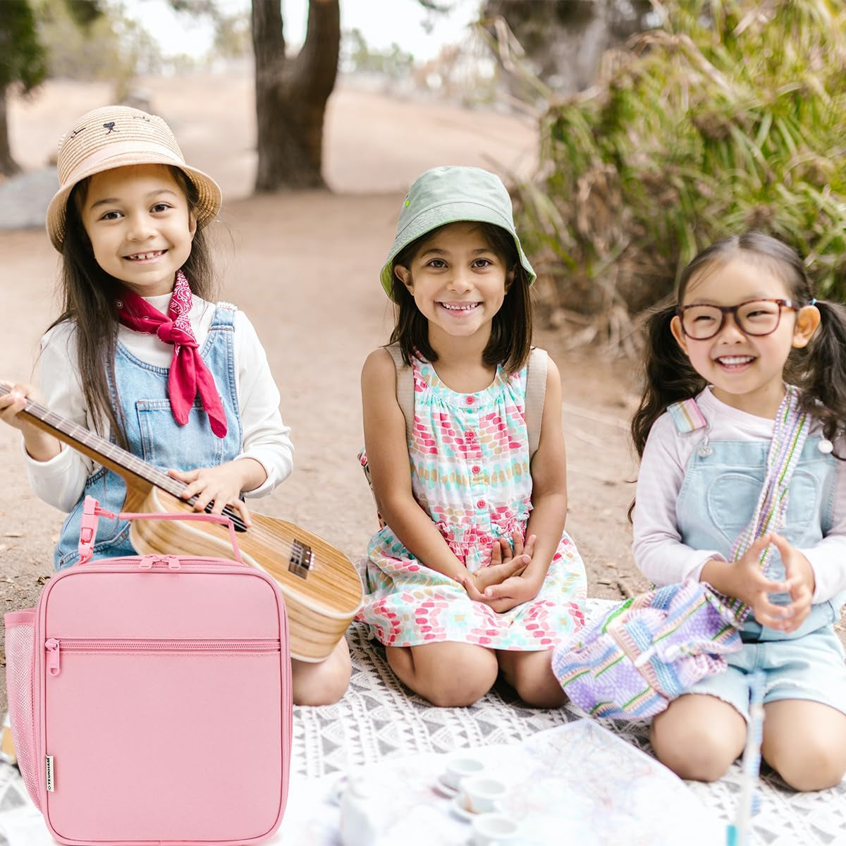 lunch-box-for-kids-boys-girls-men-women-insulated-small-soft-cooler-lunch-bag-kit-for-school-work-picnic-travel-reusable-portable-lunchbox-pink