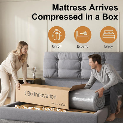 10 Inch Twin Mattress, Cooling Gel Memory Foam Mattress in a Box8