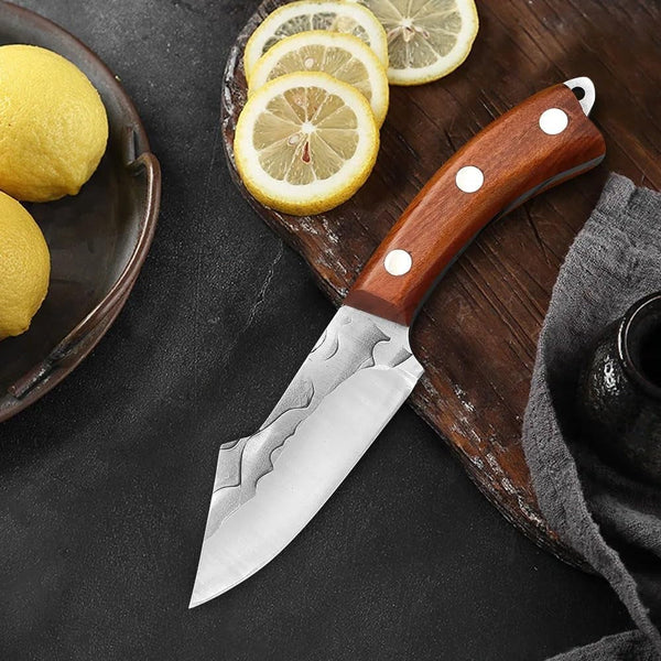 Meat Cleaver,Cleaver Knife 3 Inch Kitchen Knife Stainless Steel Boning Butcher Knife Meat Cleaver Fishing Knife Forged Chef Knife Cooking Tools, LAMAJIGA58444