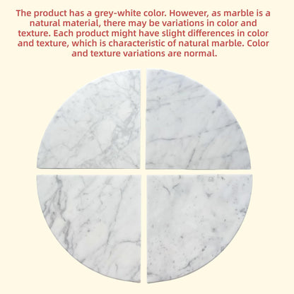 2 Pcs Marble Shower Corner Shelf for Bathroom, 9 Inch X 9Inch Gray Veins and Soft White Marble Corner Shelves for Bath Wall Mounted Both Side Polished4