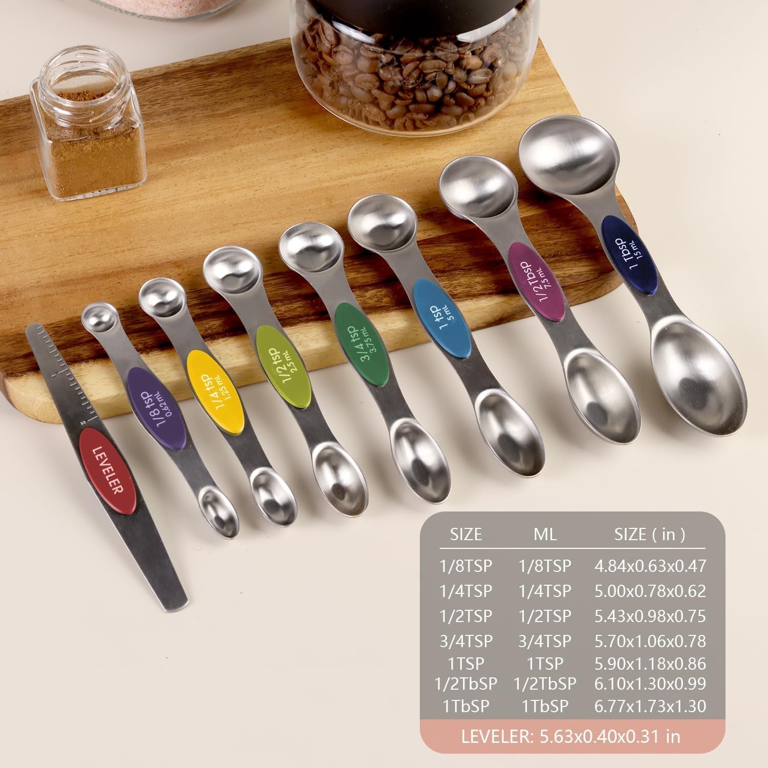 pack-of-8-stainless-steel-magnetic-measuring-spoons-set-dual-sided-stackable-adjustable-teaspoon-and-tablespoon-measure-spoon-with-leveler-kitchen-gadgets