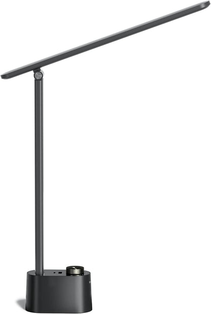 HWT-H01 LED Desk Lamp, Foldable & Stepless Dimmable, Black1