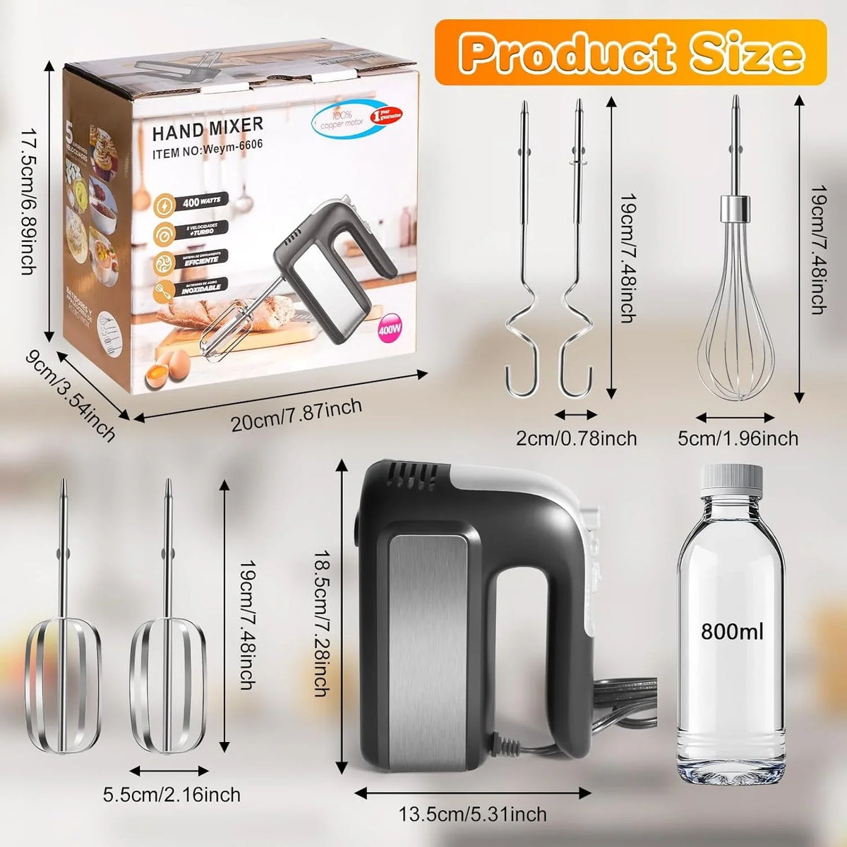 5-speed-400w-electric-hand-mixer-with-turbo-powerful-handheld-kitchen-mixer-with-5-stainless-steel-attachments-for-dough-cream-batter-eggs-baking