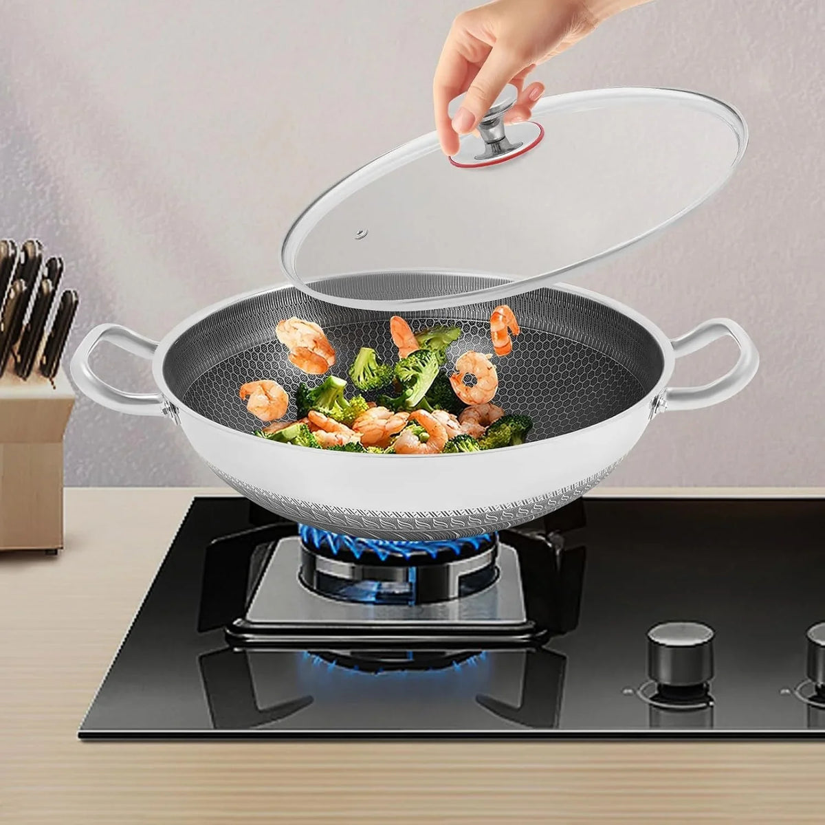 wok-pan-hybrid-wok-with-lid-non-stick-stainless-steel-woks-stir-fry-pans-nonstick-frying-pan-dishwasher-and-oven-safe-works-on-induction-13-inch