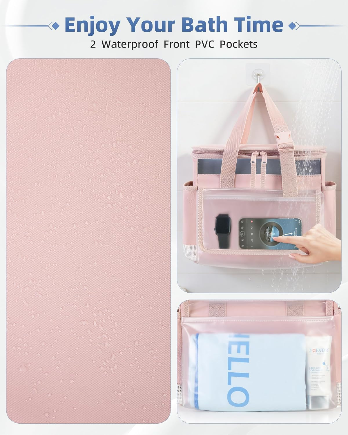hanging-shower-caddy-organizer-bag-with-quick-dry-mesh-pink