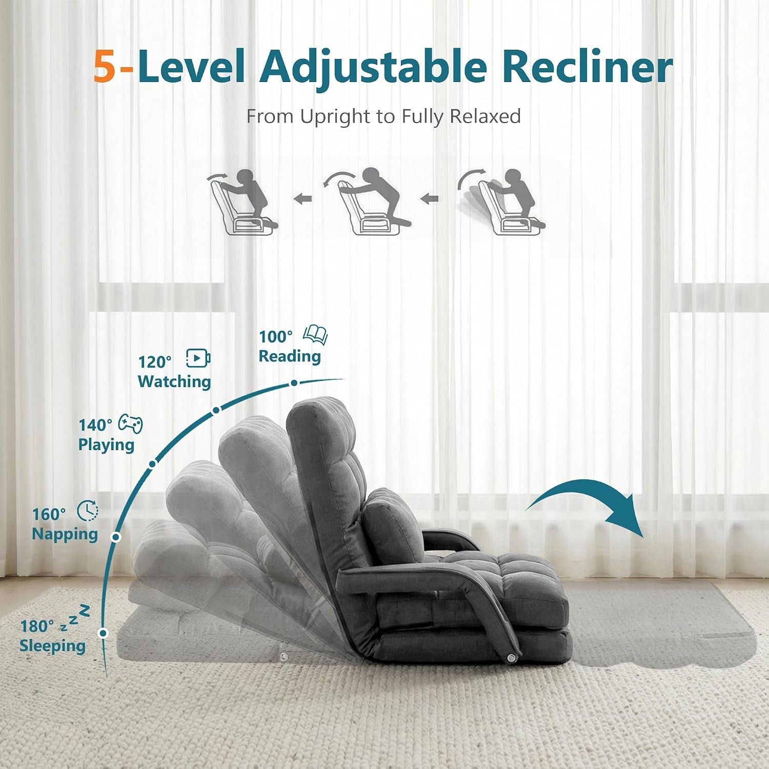 comfy-floor-chair-with-adjustable-backrest-gaming-sofa-chairs-grey