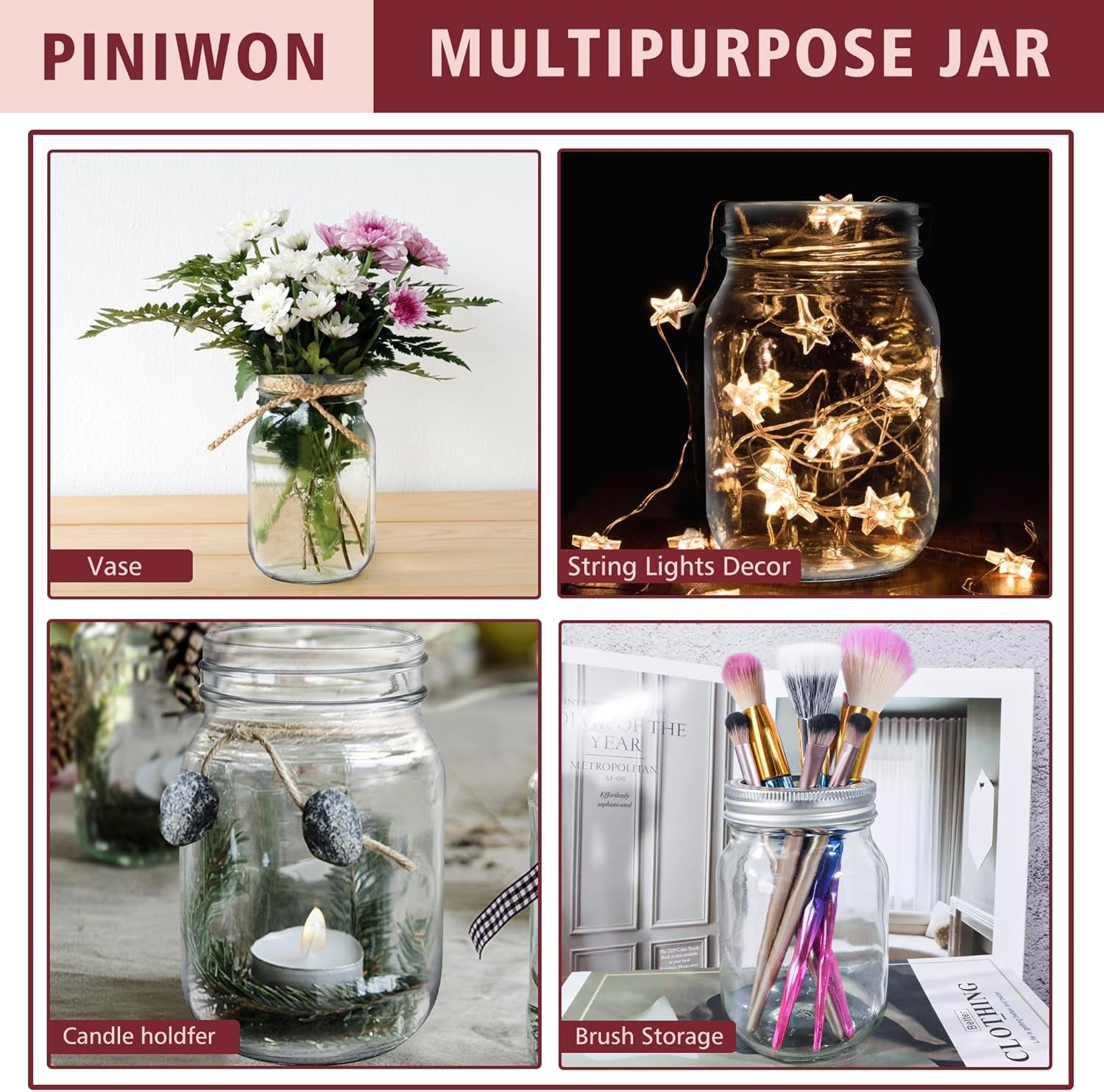 mason-jars-16-oz-with-lids-and-bands-15-pack-pint-canning-jars-regular-mouth-clear-glass-jars-for-canning-pickling-food-storage-diy-projects