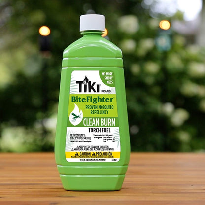 Clean Burn Mosquito Repellent Torch Fuel – 1/4 Gallon (32 Oz.), Smokeless & Low-Soot Citronella, Mosquito Repellent, Plant-Based Formula for Outdoor, Patio, Garden & Backyard Torches4