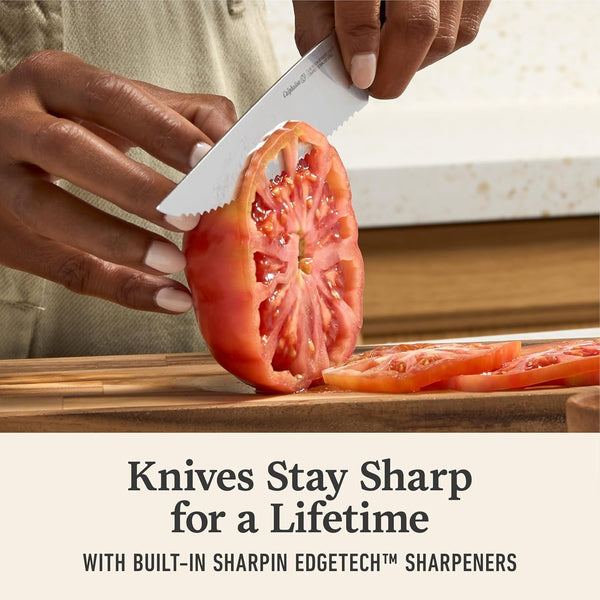 Premier by Calphalon® 15-Piece Knife Set with Sharpin™ Edgetech2