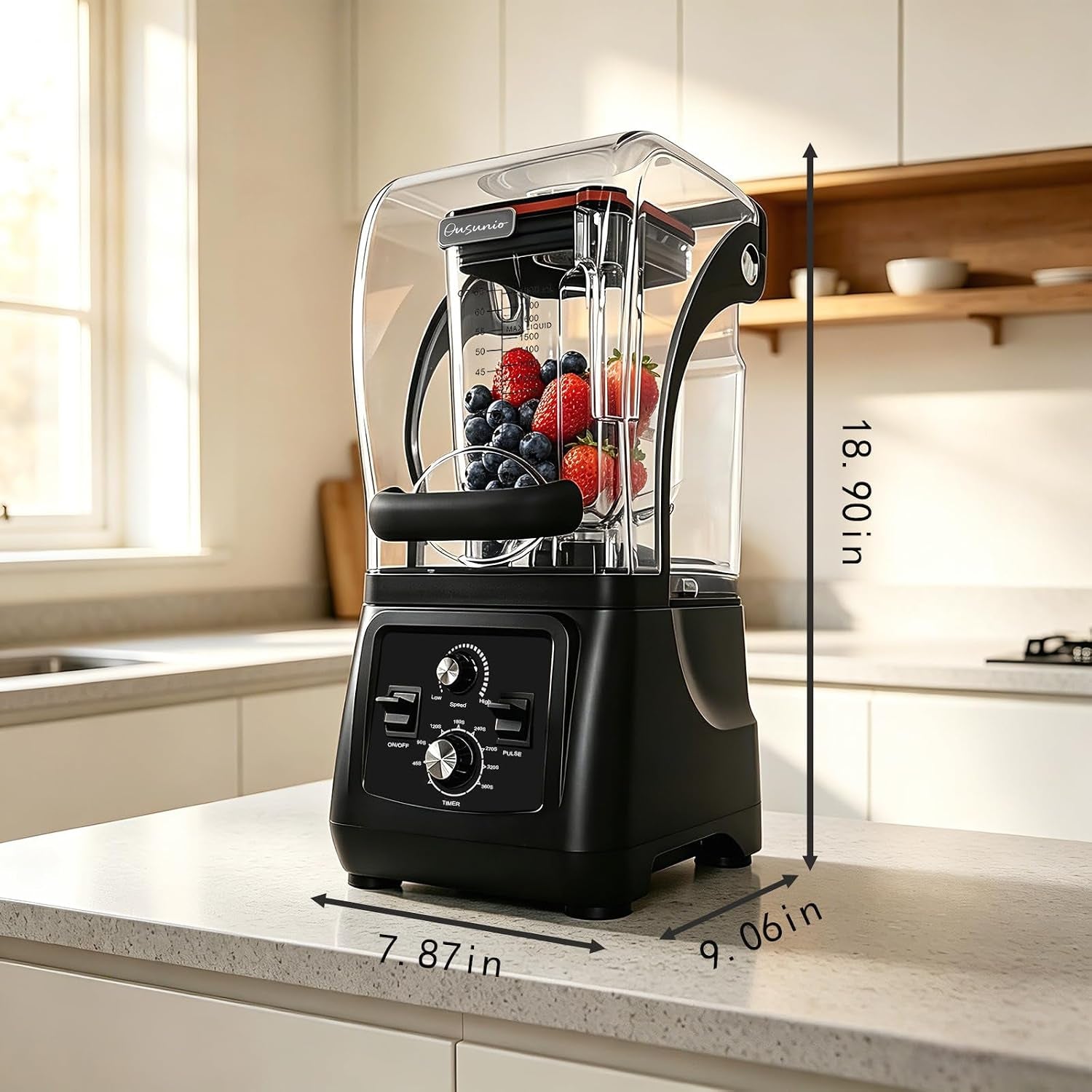 2200w-commercial-blenders-for-smoothies-64oz-adjustable-speed-1-6-min-timer-detachable-sound-dampening-cover-6-leaf-stainless-steel-blades-professional-blender-for-frozen-drinks-skakes-ice-crushing
