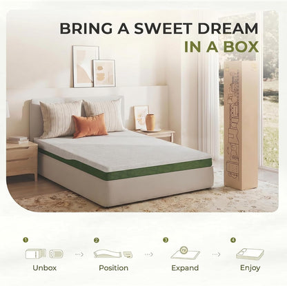 6 Inch Twin Size Mattress, Cooling Gel Memory Foam Medium Firm Mattress, Breathable Pressure Relief, Certipur-Us Certified Foam, Mattress-In-A-Box, No Fiberglass (6 Inch, Twin)8