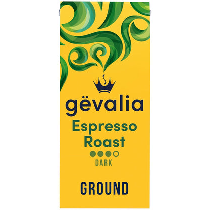 Ground Coffee, Espresso Roast Dark Roast, 12 Oz. Bag | 100% Arabica Dark Roast Coffee, Full-Bodied Espresso Flavor with Caramel Undertones, Slow Roasted & Never-Bitter1