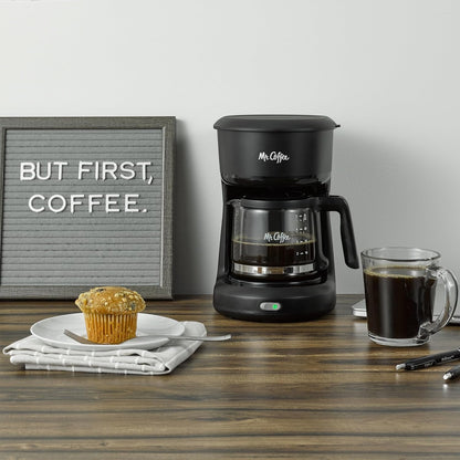 Mr. Coffee® 5-Cup Mini Brew Switch Coffee Maker, Black6
