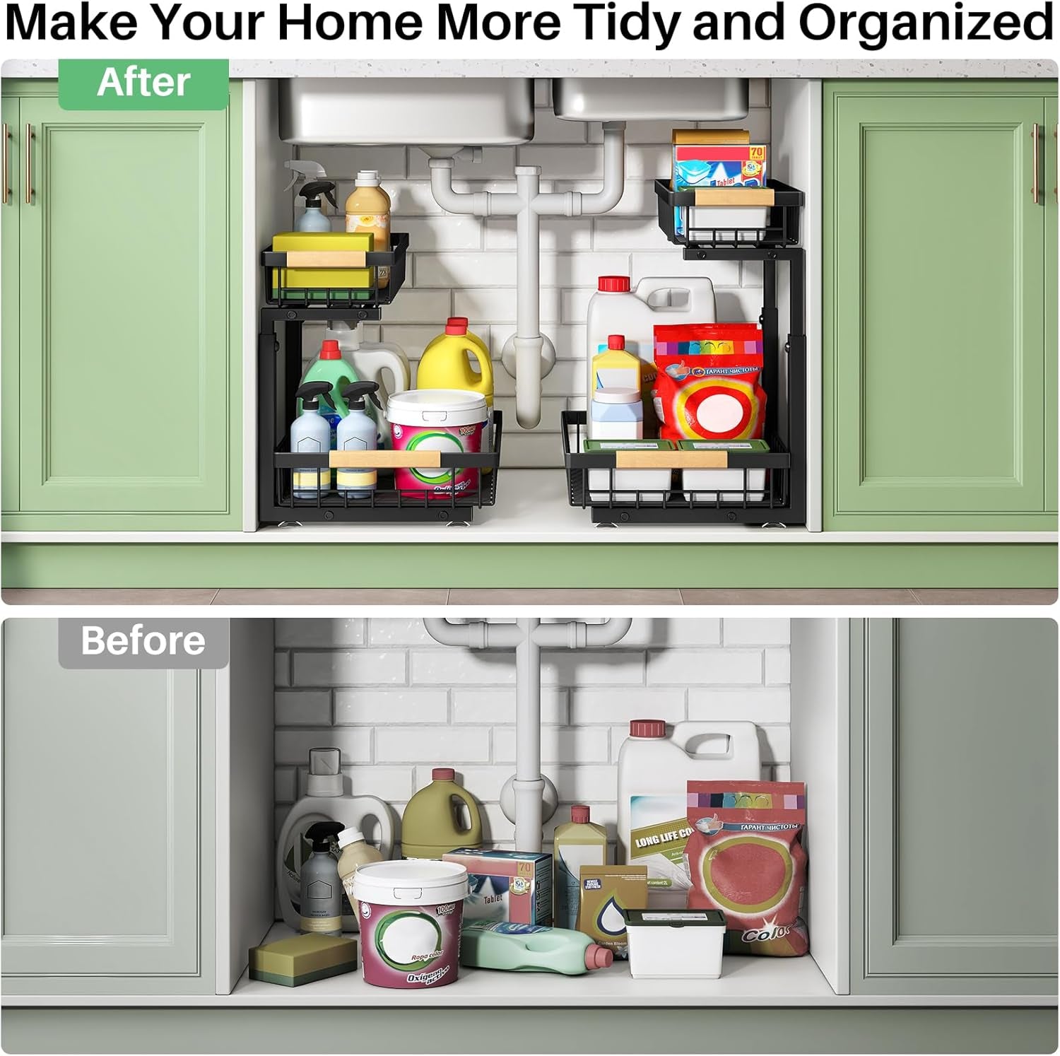 under-sink-organizer-2-tier-under-the-sink-storage-slide-out-pull-out-cabinet-organizer-shelf-metal-sliding-drawer-for-kitchen-bathroom-pantry-closet-organization-rack-black-2-pack