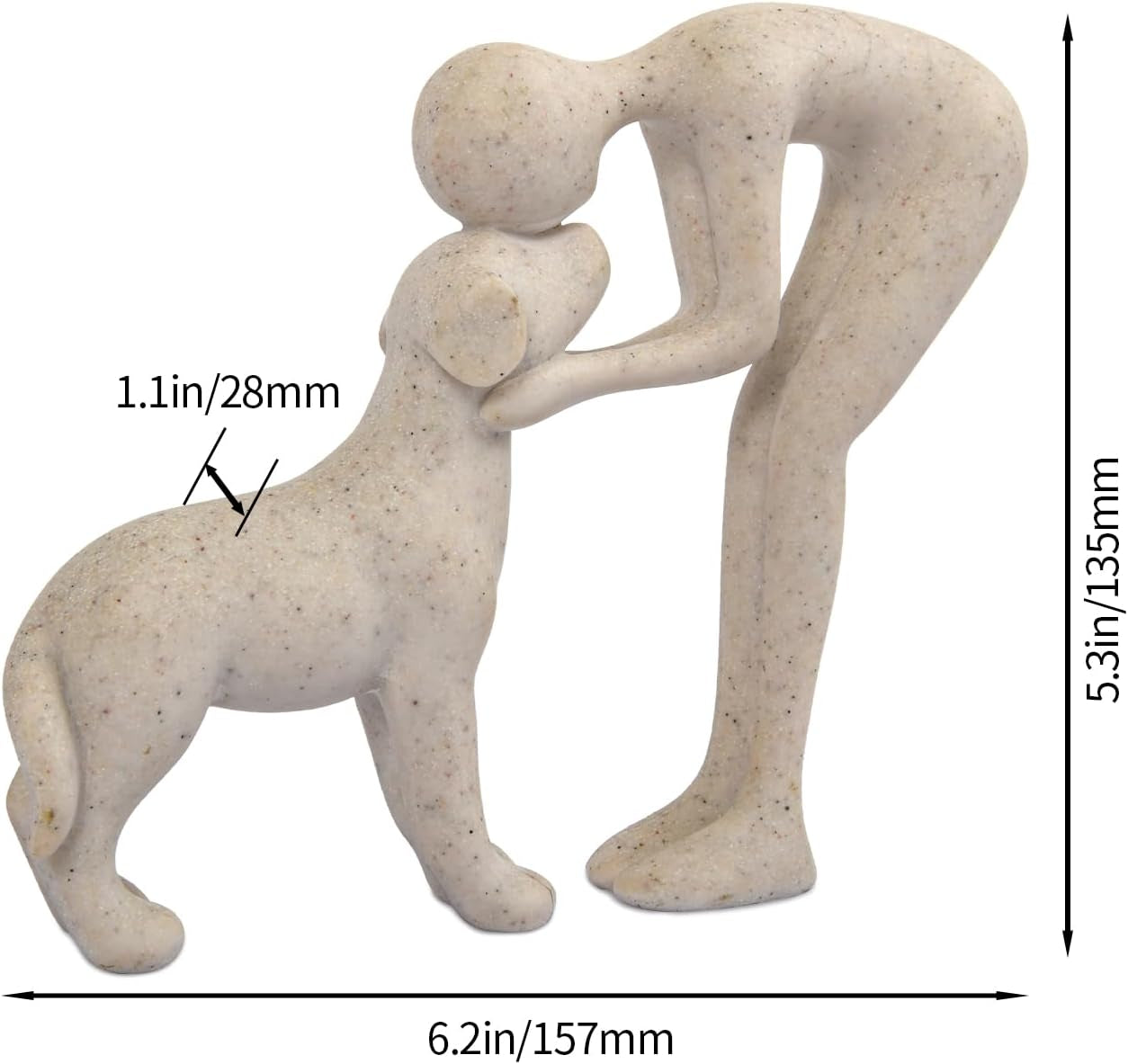 abstract-person-and-dog-head-to-head-figurine-sandstone-abstract-sculpture-celebrating-the-bond-between-person-and-pet-intimate-head-to-head-touching-memory-keepsake-for-dog-lovers