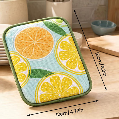 Multipurpose Steel Wire Cleaning Cloth,2026 NEW Double-Sided Scrub Rag for Kitchen Pots Pans Wet Dry，3Pcs5