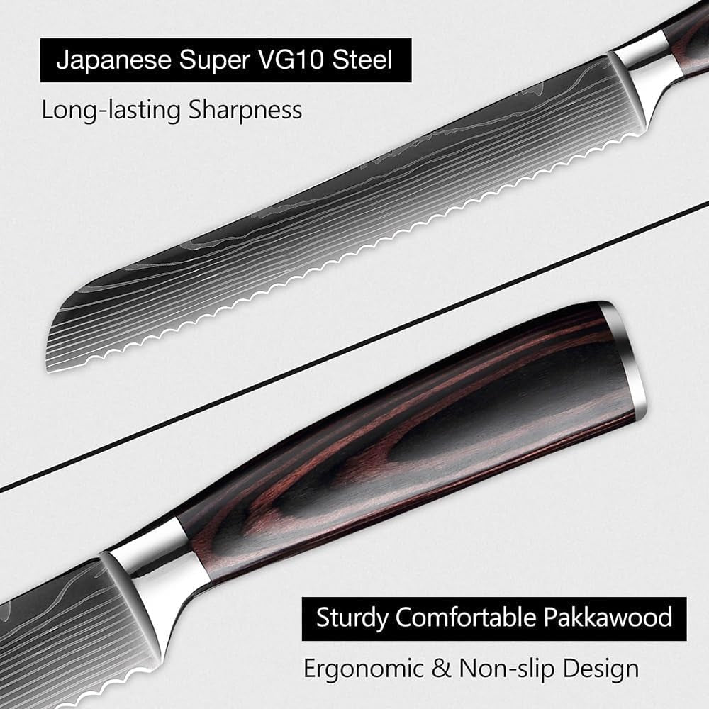 meat-cleaver-bread-knife-8-inch-serrated-knife-damascus-laser-pattern-steel-bread-knife-for-homemade-bread-sharp-edge-for-slicing-breadred-resin