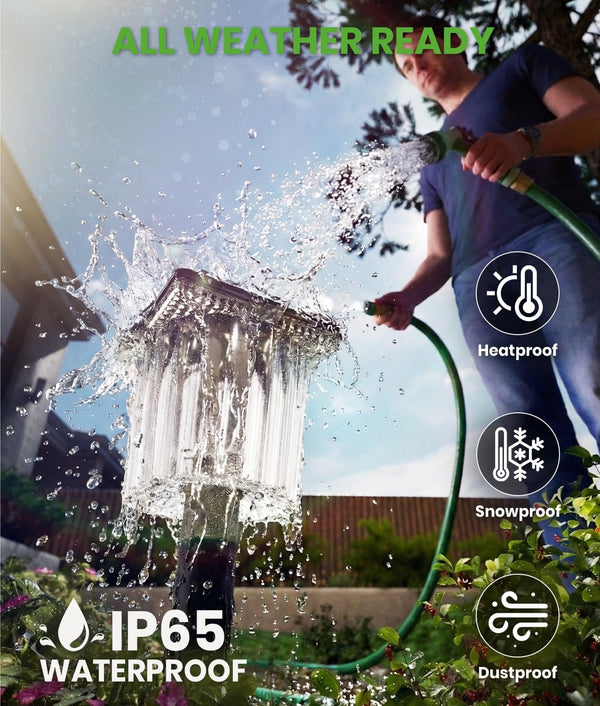 Solar Pathway Lights, 8 Pack, 42.9 Lm, IP654
