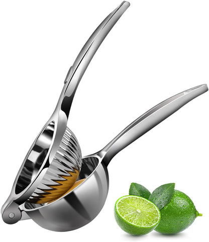 Lemon Squeezer, Max Extraction Hand Press Lemon Juicer, Heavy Duty Manual Orange Juicer, Sturdy Metal Lime Squeezer, Durable Handheld Citrus Fruit Squeezer for Kitchen Bar, Exprimidor De Limones1