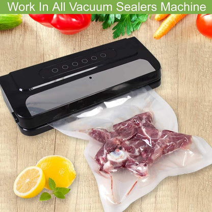 6RL Vacuum Sealer Bags Rolls 8"X20'(3)+11"X20'(3) for Food Storage2