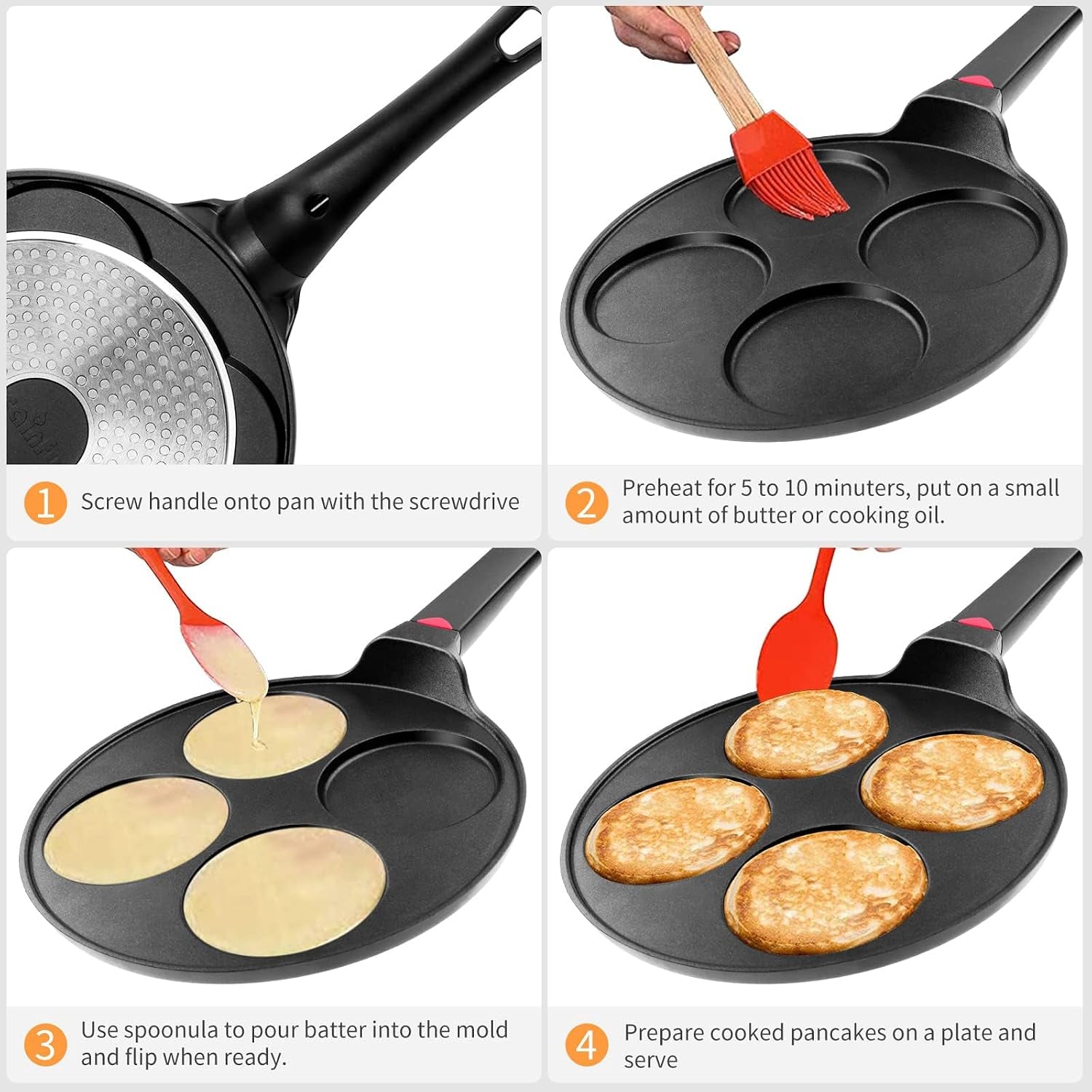 pancake-pan-nonstick-suitable-for-all-stovetops-induction-cooker-10-5-inch-mini-silver-dollar-grill-blini-griddle-crepe-pan-4-molds-cake-egg-skillet-100-pfoa-free-coating