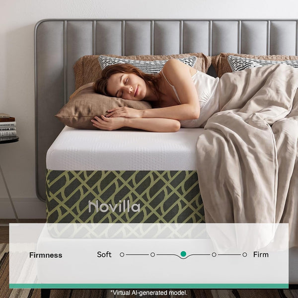King Gel Memory Foam Mattress 10 Inch for Pressure Relief7