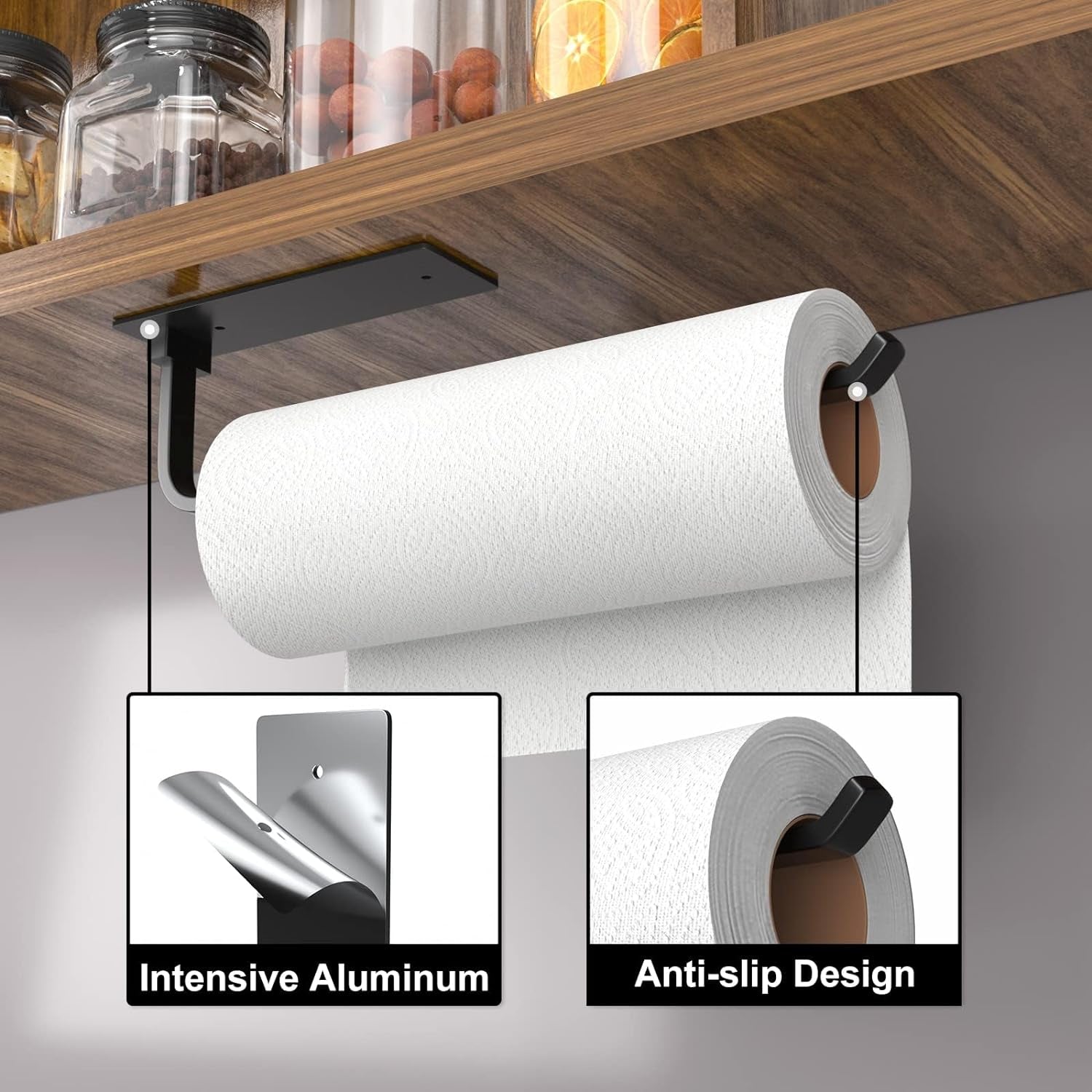 paper-towel-holder-under-cabinet-self-adhesive-or-drilling-matte-black